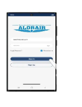 AlorAirR WiFi Connection App