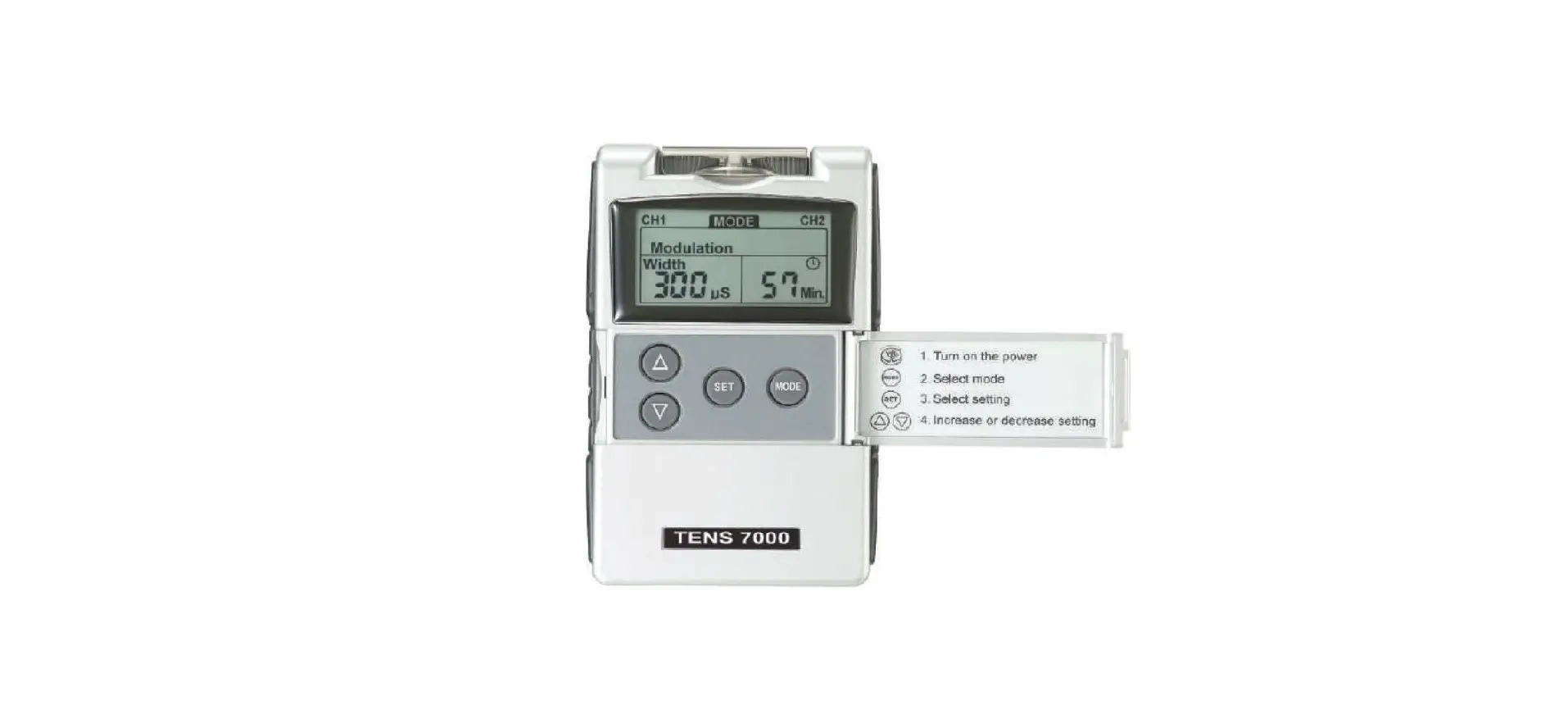 TENS 7000 Muscle Stimulator and Pain Relief Device