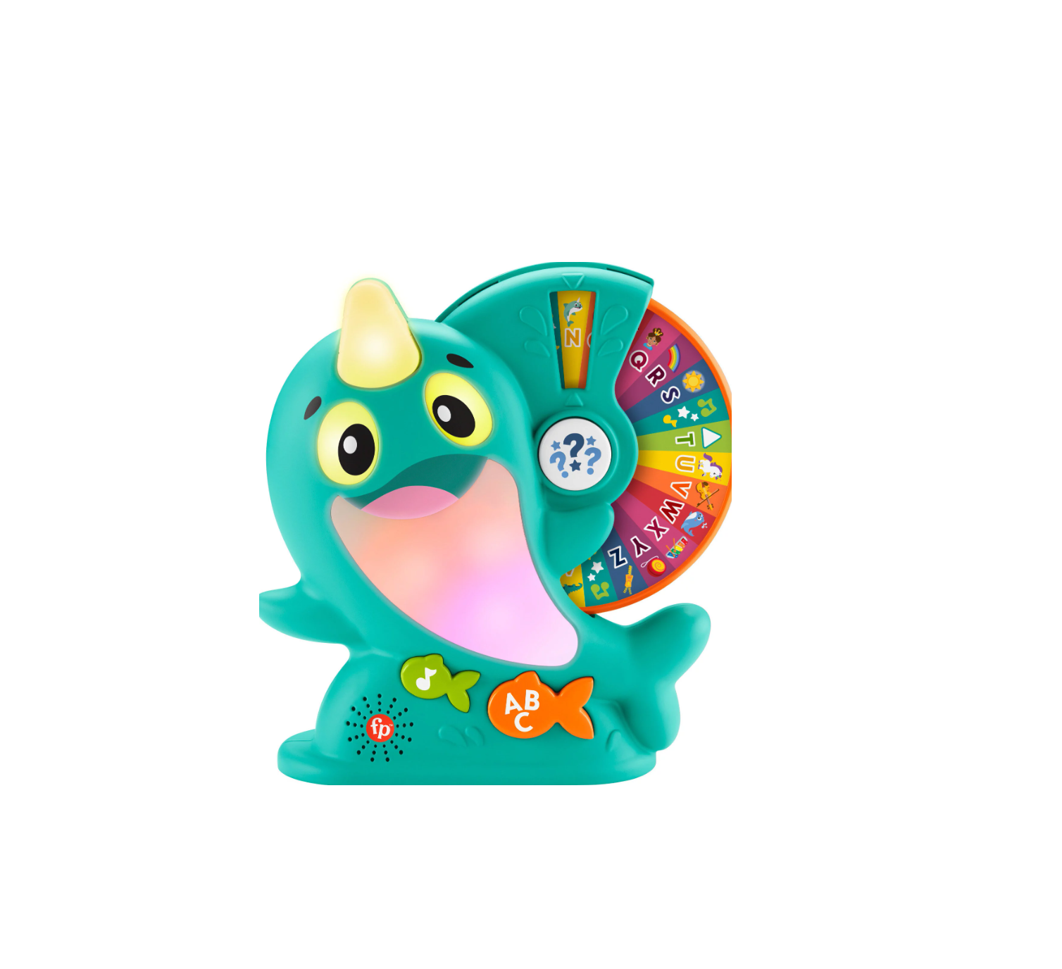 fisher-price HLM49 Linkimals Narwhal Interactive Electronic Learning Toy