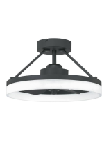 QuoizelPCOH3120OI Cohen 19.75 3 Blade Indoor LED Ceiling Fan