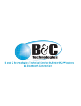 MicrosoftB and C Technologies Technical Service Bulletin 042 Windows 11 Bluetooth Connection