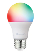 EcoSmart1006 778 604 Remote Controlled LED A19 Color Changing Smart Bulb Kit