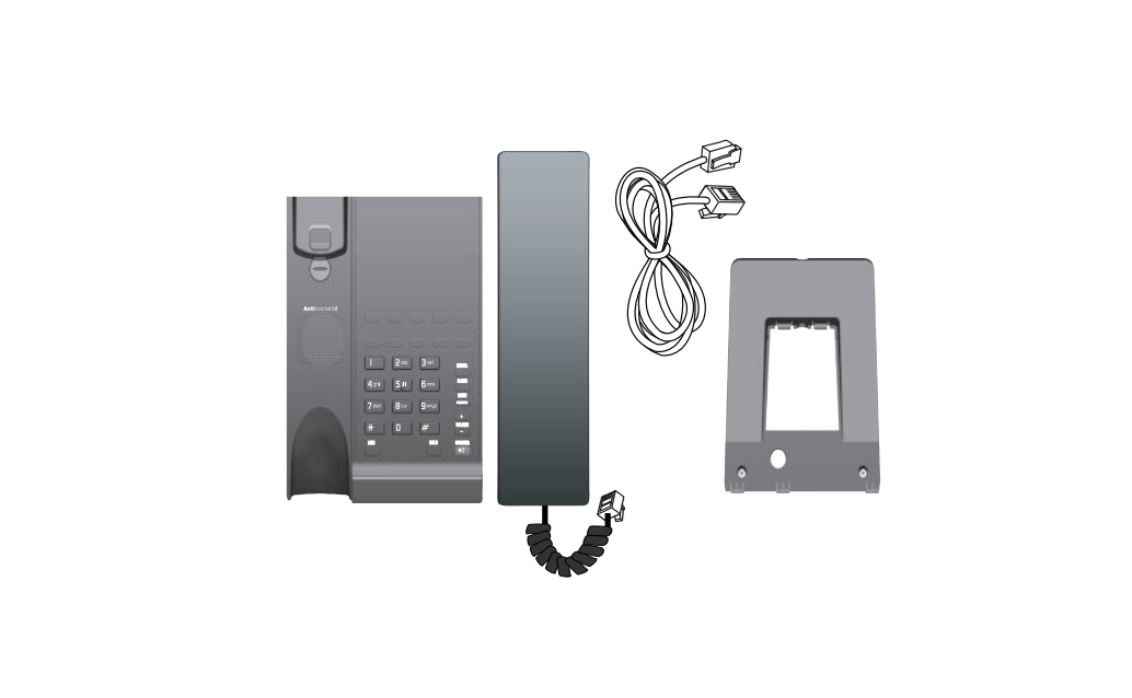 SIP Contemporary Series 1-line Corded Hotel Telephone