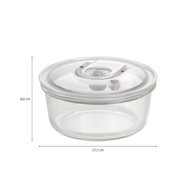 vacuum freshness container round - set of 4