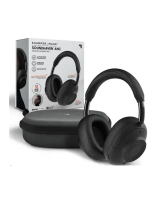 Sharper ImageSOUNDHAVEN ANC Wireless Over-Ear Bluetooth Headphones