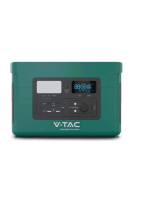 V TAC V-TAC VT-1001N Portable Power Station User manual