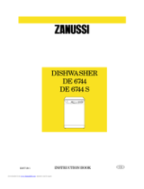 Zanussi-Electrolux DE6744 User manual