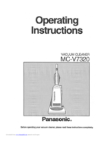 Panasonic MC-V7320 Owner's manual