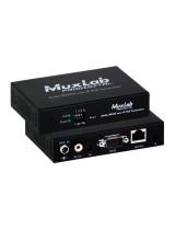 MuxLabAUDIO / RS232 over IP PoE Transceiver