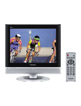 Panasonic TC20LA5 - 20" LCD COLOR TV Instrucciones de operación
