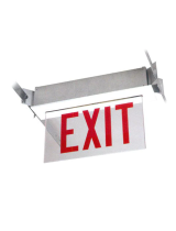 ChlorideEdge-Glo Edge-Lit LED Exit Sign