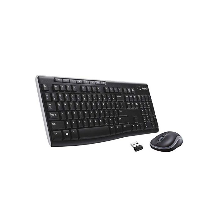 MK270 Wireless Keyboard and Mouse Combo - Keyboard and Mouse Included, Long Battery Life