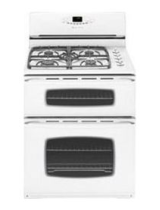 Maytag MGR6775BDW - Gas Double Oven Range User guide