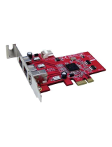 Renkforce 3 ports FireWire 800 controller card PCIe Bedienungsanleitung