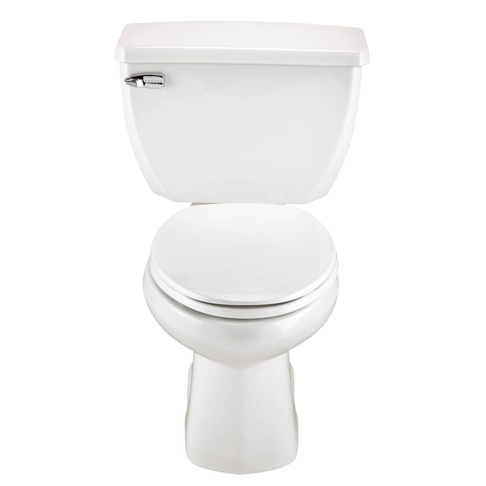 Ultra Flush 1.6 gpf 4 1/4" Vertical Rough-In Two-Piece Back Outlet Elongated Toilet