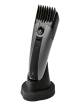 Clatronic Hair and beard trimmer HSM/R 3313 titan/black Manual de usuario