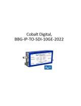 Cobalt DigitalBBG-SDI-TO-IP-10GE-2022 3G/HD/SD-SDI To SMPTE ST 2022-6/7 Encapsulator