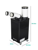 ElectrIQCMAC12M 12000 BTU Portable Industrial Air Conditioner