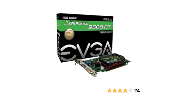 9500GT - GeForce 9500 GT 550MHz 128-bit DDR2 1GB PCI-Express Pcie x16 Video Card