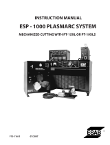 ESABESP-1000 Plasmarc System Mechanized Cutting with PT-600