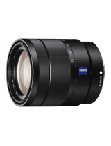 Sony SEL1670Z Lens Manual do usuário