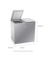 SamsungRP22T31137Z 7.6 cu. ft. Kimchi and Specialty 2-Door Chest Refrigerator