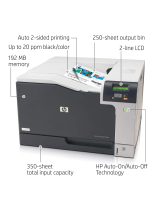 HP Color LaserJet Professional CP5225 Printer series El manual del propietario