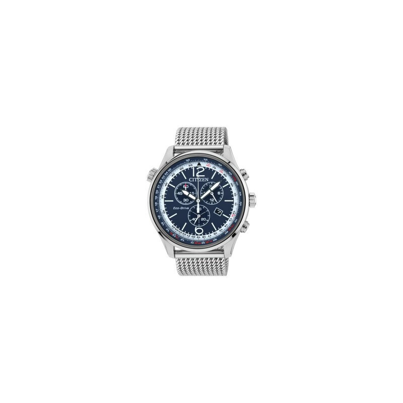 Eco-Drive Men's Chronograph Stainless Steel Watch