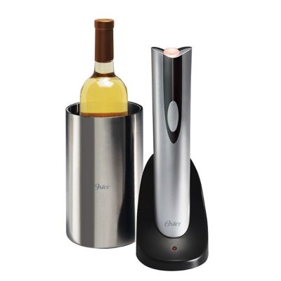 004208-001-000 - Silver Electric Wine Opener with Chiller