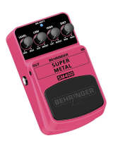 Behringer Super Metal SM400 User manual