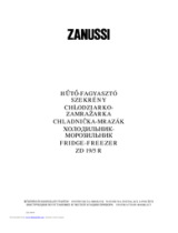 Zanussi ZD19/5R User manual
