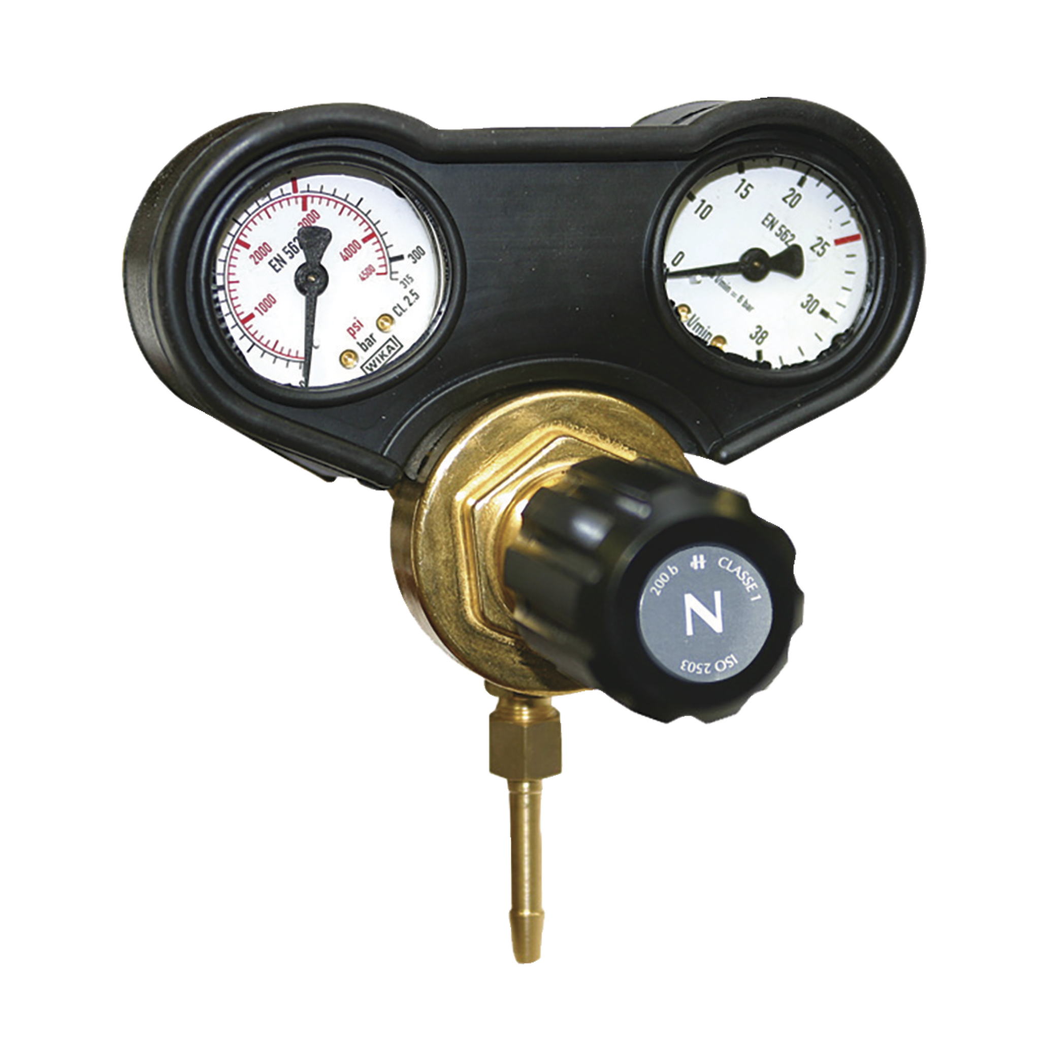 Pressure-flowmeter 15l/min (FR/DE)