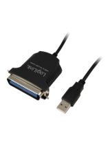 Vivanco USB parallel adapter, USB -> Centronics, 1.8m Manuale del proprietario