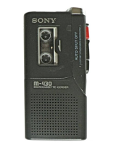 Sony M-430 Инструкция по эксплуатации