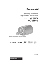 Panasonic HCV100EP Operating instructions