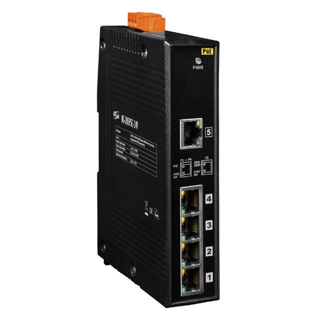 NS-205PSE         - 5-port Industrial Unmanaged PoE Ethernet Switch
