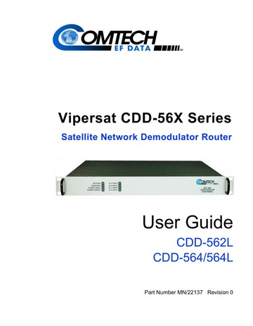 Vipersat CDD-56 Series