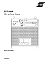 ESAB EPP-400 Plasma Power Source Manuale utente