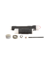 3MCold Shrink QT-III Termination Kit 7695-S-INV-4, Tape/Wire/UniShield® Shielding, Ins. OD 1.05-1.80 in, 4 Skirt, 3/kit