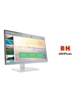 HP EliteDisplay E223 21.5-inch Monitor Användarguide