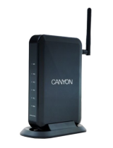 Canyon CN-WF514 - Wireless Broadband Router  Owner's manual