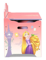 Delta Children Princess Deluxe Toy Box Assembly Instructions