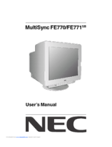 NECMultiSync® FE771SB