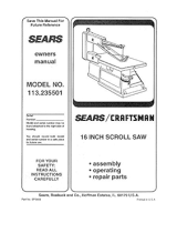 Craftsman 113.235500 Owner's manual
