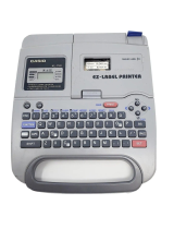 Casio KL 750B - 2 Line Label Printer User manual