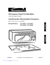 Kenmore 721.63682 Owner's manual