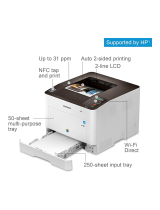 HP Samsung ProXpress SL-C3010 Color Laser Printer series Användarmanual