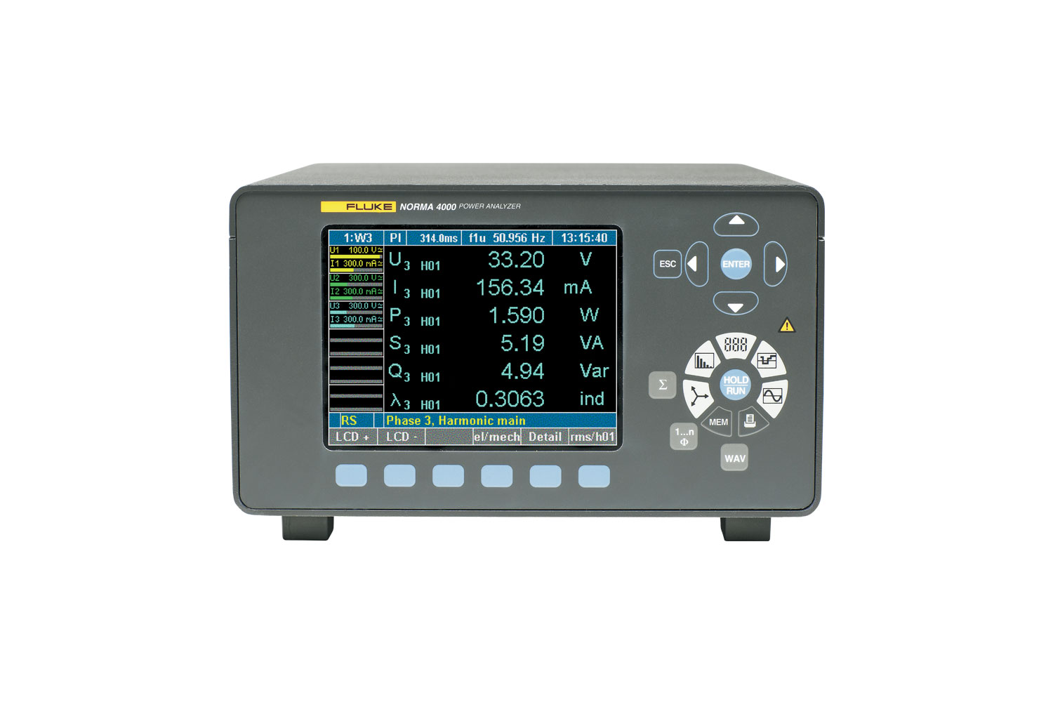 Analizadores de calidad eléctrica de alta precisión Norma de Norma 4000