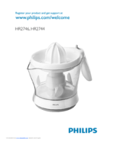 Philips HR2744/90 User manual