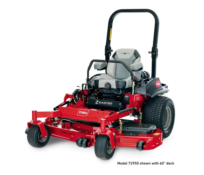 Z558 Z Master, With 52in TURBO FORCE Side Discharge Mower
